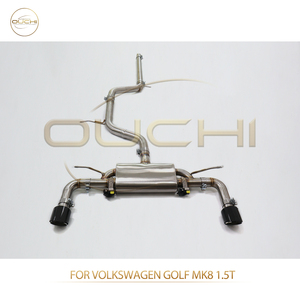 OUCHI tubi inox per Volkswagen <span class=keywords><strong>Golf</strong></span> MK8 1.5T Catback di scarico con valvola marmitta parti Auto prestazioni scarico Valvetronic - Product Image 3
