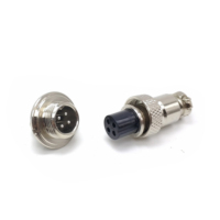 Conector Eléctrico Circular GX12 RS765, Macho y Hembra, de 2, 3, 4, 5, 6 y 7 Pines