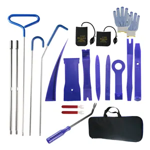 Long Reach Grabber Rvs Emergency 20 Pcs Voertuig Deur Ontgrendelen Auto Reparatie Tool Kit Met Pomp