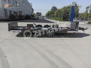 2 aks 2500kg araba çekme römork yarış araç römorku araba taşıyıcı römork alüminyum - Product Image 2