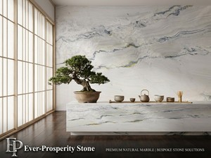Losa de Mármol Blanco Nube Natural Pulido, Moderno, Exótico para Interiores, para Paredes Decorativas, Pisos, Encimeras, Villas de Lujo y Hoteles - Product Image 5