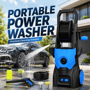Pistolet à eau haute pression 1800W 130 bars, <span class=keywords><strong>nettoyeur</strong></span> électrique multifonction 220V pour lavage de voiture, usage domestique et jardin - Product Image 1