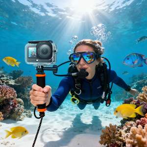 Amazear Compact Dive <b>Case</b> for DJI Osmo Action 6 Lightweight 60M Waterproof Housing for Surfing Snorkeling & <b>Water</b> Sports Travel - Product Image 3