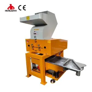 plastic grinding machine crusher with vibrating screen separator for plastic products