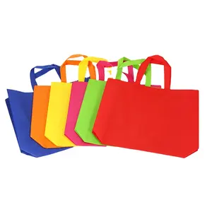 Custom PP Non Woven Polypropylene Woven Bag Non Woven Reusable Shopping Tote Bag With Logo