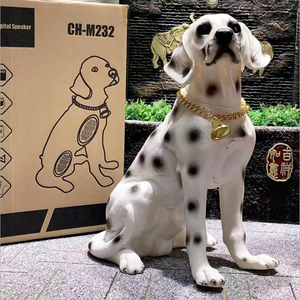 CH-M232 Chó Dobermann Hình Dáng Siêu Lớn, Loa Hộp Động Vật Không Dây Di Động, Bass Tốt, BT, MIC, 2021 - Product Image 1