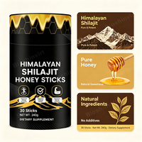 Bâtonnets de Miel Pur de l'Himalaya Marque Privée OEM, Complément Énergétique de Gelée de Shilajit, Bâtonnets de Miel Shilajit avec Minéraux du Miel