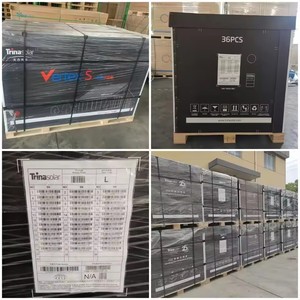 Almacén en Europa <span class=keywords><strong>Trina</strong></span> <span class=keywords><strong>550</strong></span>/580/590W Células de panel <span class=keywords><strong>solar</strong></span> 182mm Panel fotovoltaico monocristalino de 500W con tecnología PERC y Media celda - Product Image 4