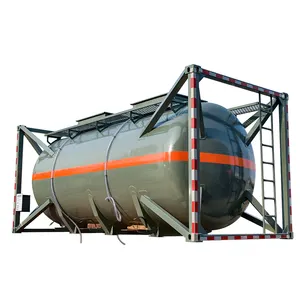 Iso tank container Manufacturer 20Ft T14 Chemical Liquid Electric Heating Tank Container