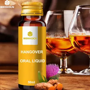 Herbal Extract Hangover Oral Liquid Liver Detox Cleanse Anti Hangover Drink Milk Thistle Sober Up Drink