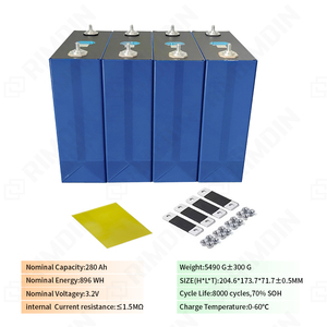 Baterías Solares en Stock en la UE, 3.2V LFP 280Ah 320Ah 340Ah 200Ah 100Ah 50Ah, Celdas de Batería LiFePO4 para Almacenamiento de Energía - Product Image 4