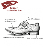 Chaussures de luxe marron en cuir de vachette imperméables, respirantes et résistantes aux chocs pour hommes, à imprimé animal, avec boucle moine, tendance, à semelle épaisse, pour affaires