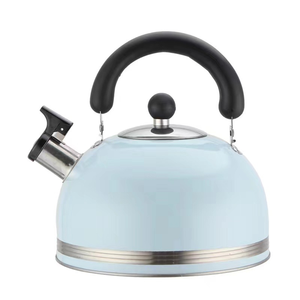 2-4L Capacity Classic Home Use Tea <strong>Kettle</strong> Color Coated Stainless Steel Whistling Teapot Induction Targeted for Classic Home Use - Product Image 1