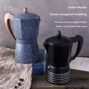 Moka italiano pentola stufa-Top caffettiera con valvola di pressione in alluminio per Espresso e birra fredda di alta qualità - Product Image 4
