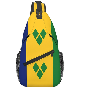Bolso bandolera de alta calidad con la bandera de San <span class=keywords><strong>Martín</strong></span>, logotipo personalizado, bolso bandolera, mochila cruzada para el pecho, mochila de viaje - Product Image 2