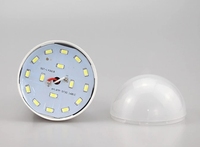 Ampoule solaire LED avec crochet, étanche conforme à la norme IP65, d'urgence, pour le Camping, éclairage d'extérieur, 10 pièces