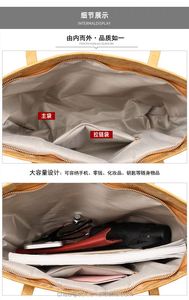 Sac fourre-tout en toile robuste enduite imperméable imprimé sur mesure pour les étudiants universitaires, pour transporter des livres - Product Image 4