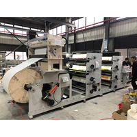 Presse d'impression flexographique automatique UV 6 couleurs haute vitesse pour étiquettes, films plastiques, feuilles d'aluminium et sacs en plastique (Nouveau)