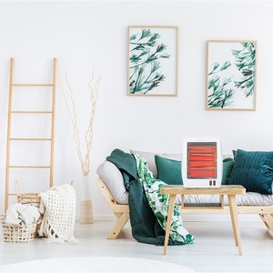 Estufa eléctrica de cuarzo de 800W, 2 potencias, 2 elementos, portátil con asa, antivuelco, 39,5x30x14,5 cm, ideal para calentar - Product Image 3