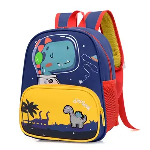 Unisex Waterproof Kids Cartoon Print School Backpacks Fashionable Small Primary School Bags for Boys and Girls