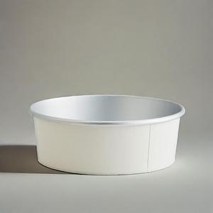 Vente en gros de saladier en papier aluminium biodégradable jetable avec logo imprimé personnalisé pour emballage alimentaire avec couvercle - Product Image 6