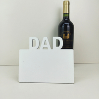 Vente en gros de panneau MDF en bois blanc découpé au laser cadre photo vierge de sublimation pour l'impression par transfert