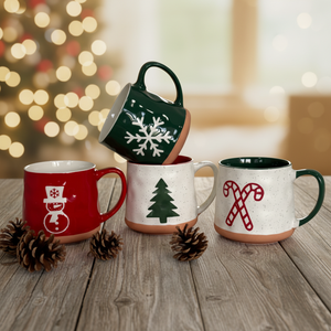 Taza de Café de Porcelana Navideña de Gran Capacidad a Precio de Fábrica, Regalo Empresarial, Reutilizable, Apta para Alimentos, Apta para Lavavajillas y Microondas, con Dibujos Animados - Product Image 2