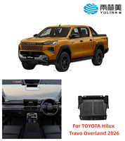 Chargeurs sans fil Qi 25W à double bobine intelligente et mobiles, les plus récents, en gros, pour Toyota Hilux Travo Overland 2026 Thaïlande