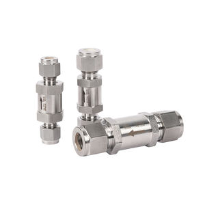 Support OEM vanne unidirectionnelle en acier inoxydable haute et basse température 1/4in 3/8in clapet anti-retour de sécurité pour application générale - Product Image 4