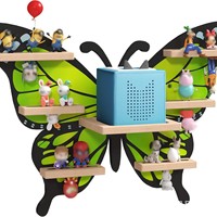 Étagère de rangement murale en bois durable pour jouets, en forme de cube, à trois niveaux, pour salon d'enfants, organisateur créatif DIY transfrontalier