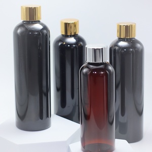 400ml White <b>Empty</b> <b>Plastic</b> <b>Bottle</b> Containers Gold Press Cap Shampoo Washing Cleaning Packaging <b>Bottles</b> Aluminum Disc Top Cover - Product Image 3