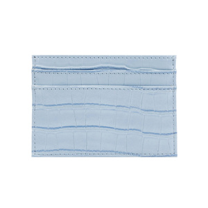 स्लिम कार्डधारक महिला बटुए कस्टमाइज्ड क्रोकोडाइल प्रिंट काले कार्ड धारक pu चमड़े के कार्ड वॉलेट - Product Image 3