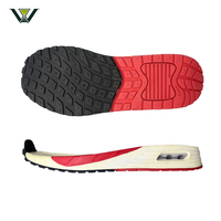 Semelle de chaussure de sport de haute qualité DK Sole Manufacture TN EVA+TPR+TPU+AIR CUSHION pour le Pérou