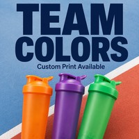 Bouteille de shaker de sport en plastique PP sans BPA de haute qualité, personnalisable avec logo, tasse d'entraînement avec mélangeur fixe, excellente bouteille d'eau
