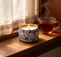 Bougie pilier parfumée naturelle, non toxique, biodégradable, articles décoratifs, chambre à coucher, fabrication artisanale, cire de soja, vacances, Noël, Diwali
