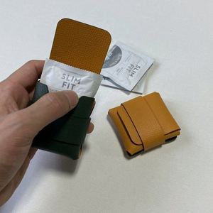 Estuche de Viaje Portátil de Cuero para Condones, Organizador de Bolsillo, Logotipo Personalizado, Mini Bolsa de Almacenamiento, Bolsa para Condones Multicolor - Product Image 1