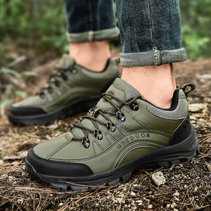 Zapatos Deportivos para Hombre, para Todas las Estaciones, Transpirables, de Corte Bajo, Botas de Senderismo Reciclables, Cómodas Zapatillas de Trekking para Caminar - Product Image 1