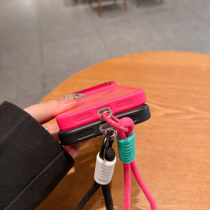 Custodia per telefono con supporto e laccetto per <span class=keywords><strong>iPhone</strong></span> 18 17 13 15 14 12 <span class=keywords><strong>11</strong></span> <span class=keywords><strong>Pro</strong></span> <span class=keywords><strong>Max</strong></span> 16E 17e 16 Plus, <span class=keywords><strong>Cover</strong></span> Magnetica con Cinghia e Supporto <span class=keywords><strong>Fotocamera</strong></span> - Product Image 6