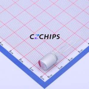 Condensador Sólido ULR337M1CF1ARR, Componente de Montaje en Orificio (THT), D8xL11.5mm 330uF 20% 16V 3.5mm - Product Image 1