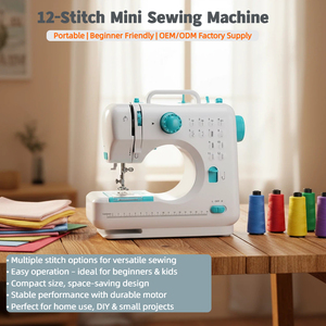 Máquina de Coser Doméstica UFR-705 de <span class=keywords><strong>Precio</strong></span> Económico, Fácil de Usar para Principiantes, de Cama Plana, con Puntada de Cadeneta, Mini Máquina de Coser <span class=keywords><strong>Eléctrica</strong></span> para Uso Doméstico - Product Image 3