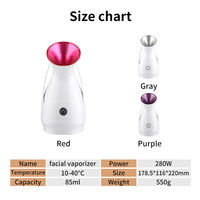 Vaporizador Facial Nano Iónico, Limpieza Profunda e Hidratación para una Piel Radiante, Herramienta de Spa Facial para el Hogar