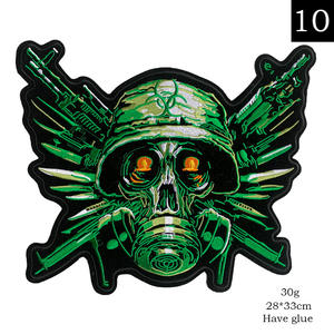 Patch brodé avec logo <span class=keywords><strong>Harley</strong></span>, avec fil à broder, patch dorsal pour équipe de moto, pour vêtements et accessoires de veste - Product Image 5