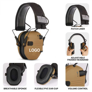Casque anti-bruit électronique supra-auriculaire avec protections auditives pour le tir, l'industrie et la sécurité, étuis inclus - Vente chaude - Product Image 3