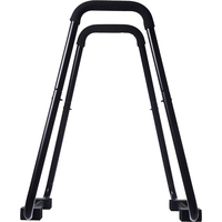 Barres parallèles portables réglables 79-89 cm en acier avec pieds antidérapants pour la calisthénie et l'entraînement à domicile, vente en gros OEM