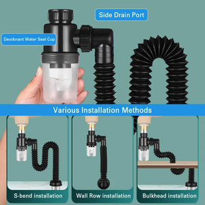 Tubo De Desague De Lavabo De 90 Grados Manguera De Desague - Product Image 6