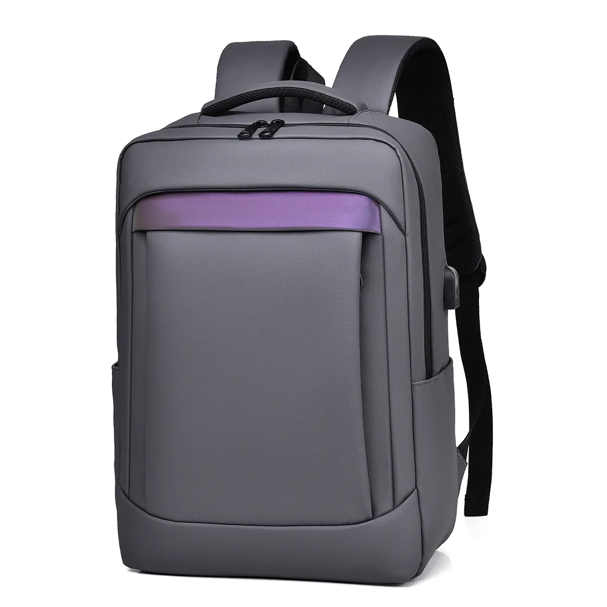 USB Charging Port Waterproof Bag Backpack Laptop Backpack Wholesale Cheap Traveling Business Black Polyester Fashion Unisex