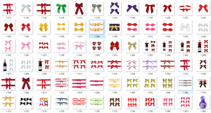 Fabrik profession elle vorgefertigte Weihnachts rot Twist Krawatten schleife für Baum dekoration - Product Image 2