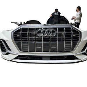 Kit Paraurti Anteriore Usato per <span class=keywords><strong>Audi</strong></span> <span class=keywords><strong>Q3</strong></span> 2016-2023, Nero Carbonio, Alta Qualità, Montaggio a Bullone, Parte Carrozzeria Auto - Product Image 1