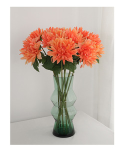 Dalias Artificiales de Tacto Real en 7 Colores, Venta al Por Mayor, Flores de <span class=keywords><strong>Seda</strong></span> Elsa Hidratantes para Centros de Mesa de Boda, Personalizadas, MOQ de 50 Piezas - Product Image 2