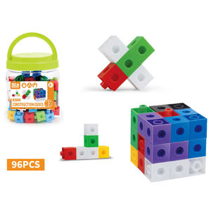 ชุดบล็อกอาคารที่ดีที่สุด 2024 บล็อกก้อนก่อสร้างใหม่ 98 ชิ้นพร้อมรูปแบบการเล่นหลายรูปแบบสําหรับความคิดสร้างสรรค์ของเด็ก - Product Image 4
